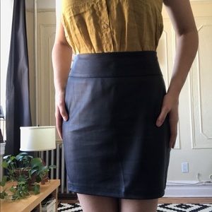 Vintage, Genuine Vegan Leather Skirt